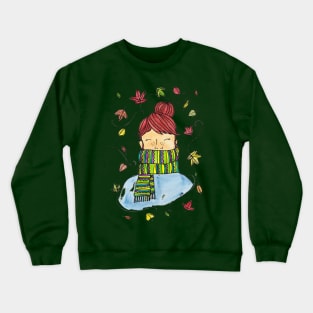 Autumn Girl Crewneck Sweatshirt